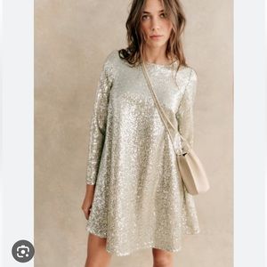 Sezane sequin minidress